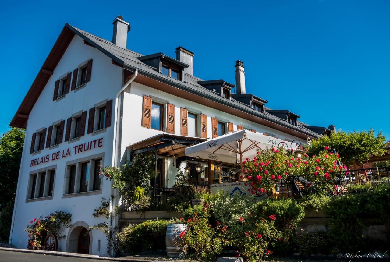 Hotel De La Truite & Spa Le Petit Nautilus Le Pont Dış mekan fotoğraf